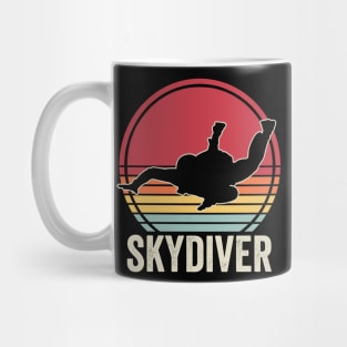 Skydiver Retro Funny Skydiving Vintage Mug